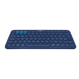 Logitech K380 Multi-Device tastiera Bluetooth QWERTY Inglese Blu