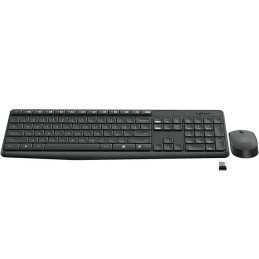 Logitech MK235 tastiera Mouse incluso RF Wireless Portoghese Grigio