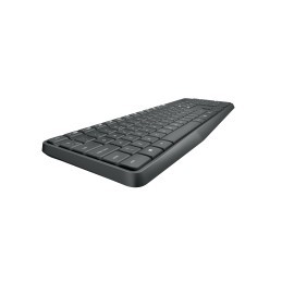 Logitech MK235 tastiera Mouse incluso USB AZERTY Francese Grigio