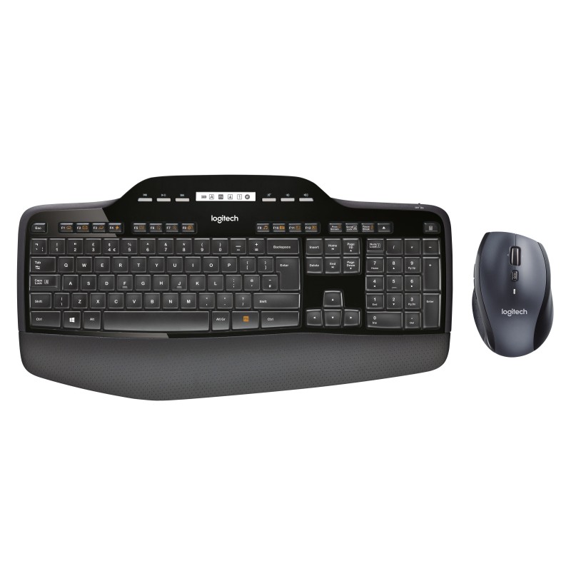 Logitech MK710 Performance tastiera Mouse incluso RF Wireless QWERTY Nordic Nero