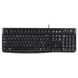 Logitech K120 Corded Keyboard tastiera USB QWERTZ Ceco Nero