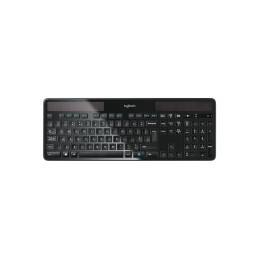 Logitech Wireless Solar Keyboard K750 tastiera RF Wireless QWERTY Inglese Nero
