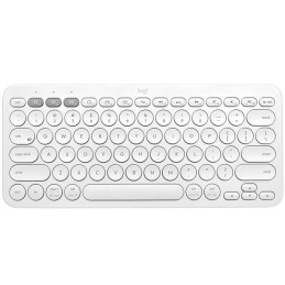 Logitech K380 Multi-Device tastiera Bluetooth QWERTZ Spagnolo Bianco