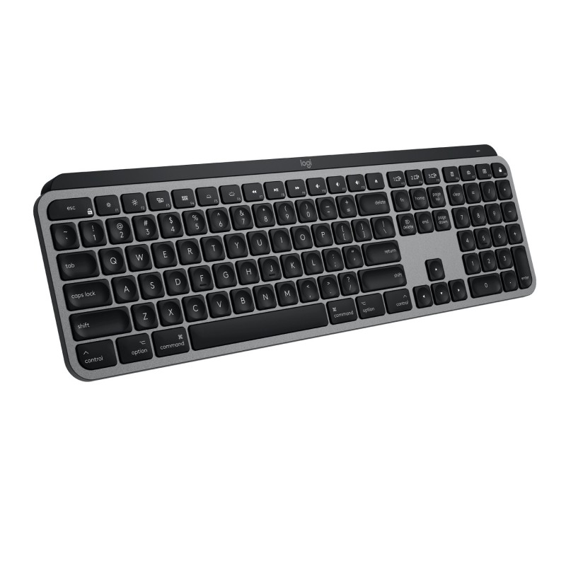 Logitech MX Keys f  Mac tastiera RF senza fili + Bluetooth AZERTY Francese Grigio