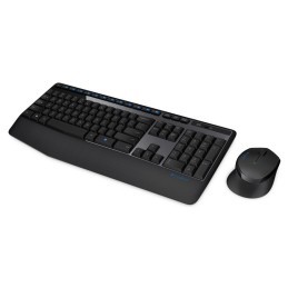 Logitech Wireless Combo MK345 tastiera Mouse incluso USB QWERTY US International Nero