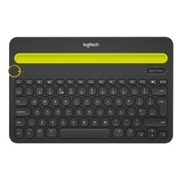Logitech Bluetooth® Multi-Device Keyboard K480 tastiera QWERTY US International Nero, Lime