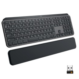 Logitech MX Keys Plus tastiera RF senza fili + Bluetooth QWERTY Inglese Grafite