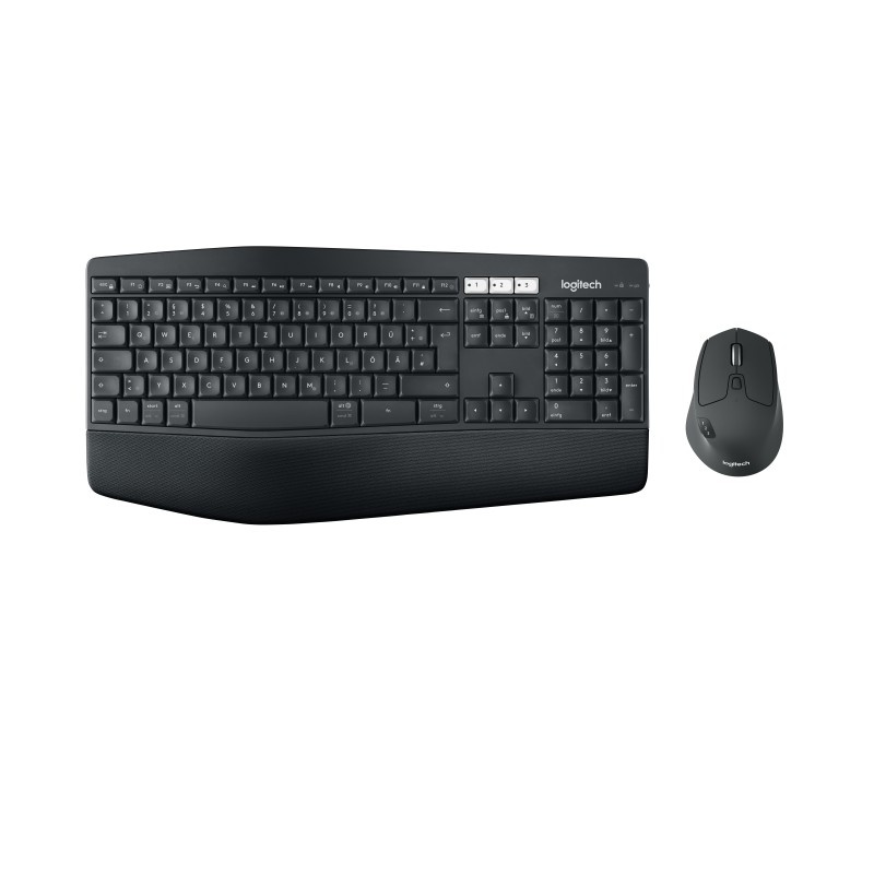 Logitech MK850 Performance Wireless Keyboard and Mouse Combo tastiera Mouse incluso RF senza fili + Bluetooth QWERTZ Svizzere