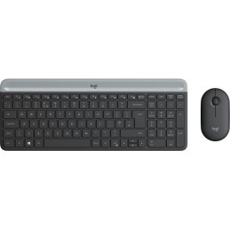 Logitech MK470 tastiera Mouse incluso RF Wireless QWERTY Spagnolo Grafite