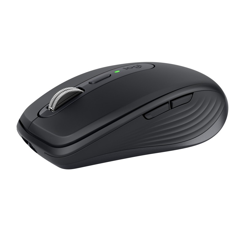 Logitech MX Anywhere 3 Mouse Compatto Performante – Wireless, Scroller Elettromagnetico, Ergonomico, Sensore 4000 DPI, Pulsanti