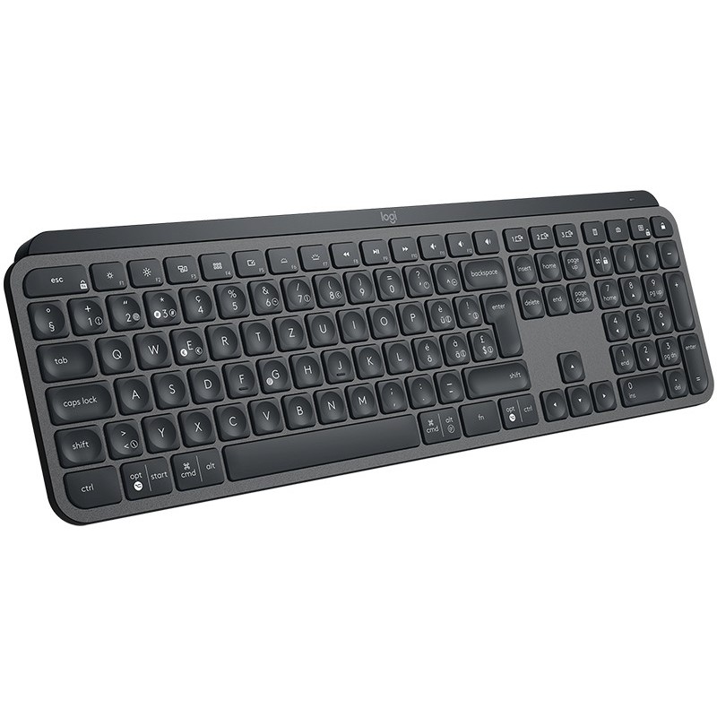 Logitech MX Keys tastiera RF senza fili + Bluetooth QWERTZ Svizzere Grafite